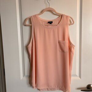 Mossimo sleeveless blouse w/ pocket detail